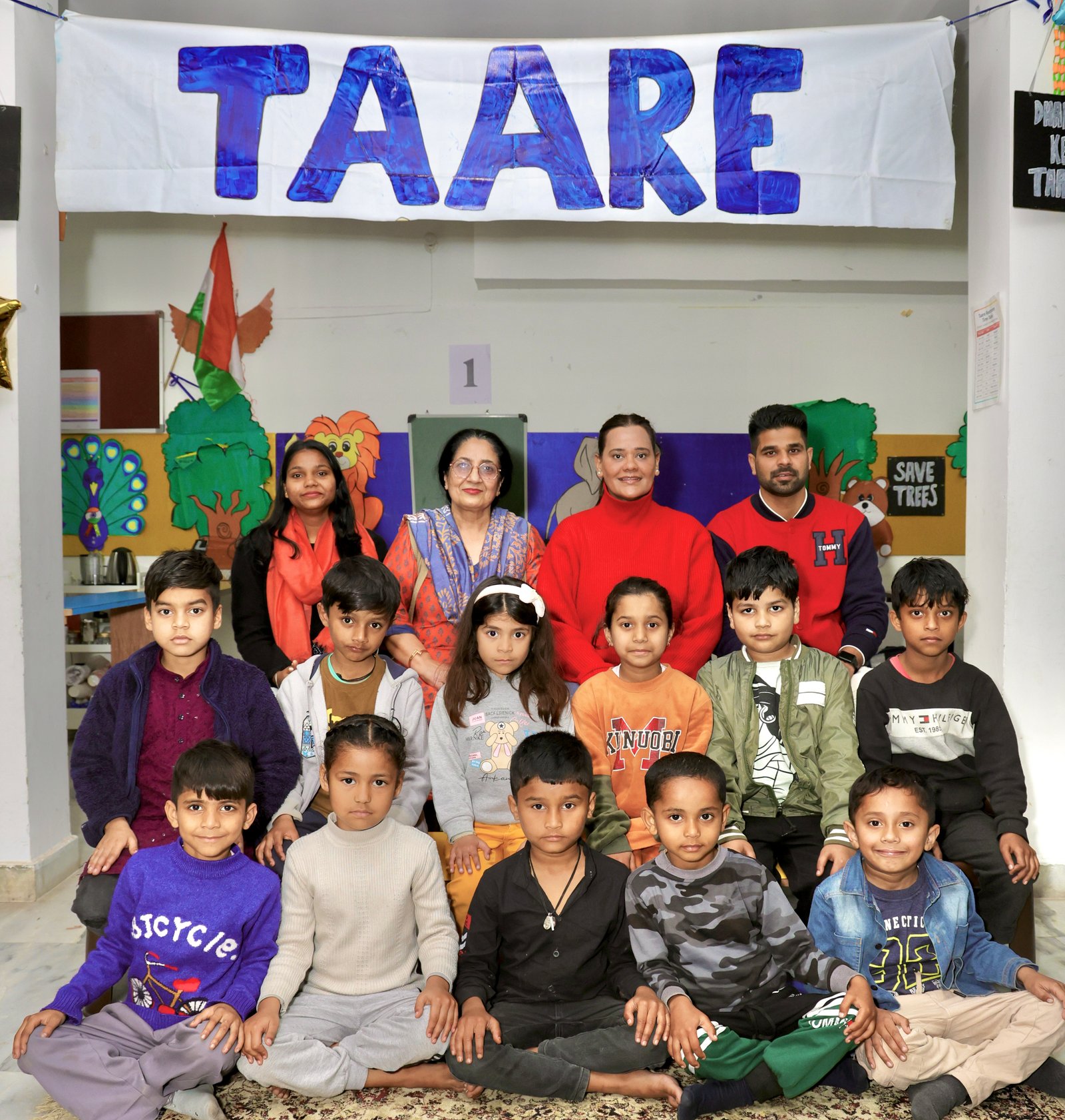 Komal’s class of 2025-26 - UTTARA - Prep-1st