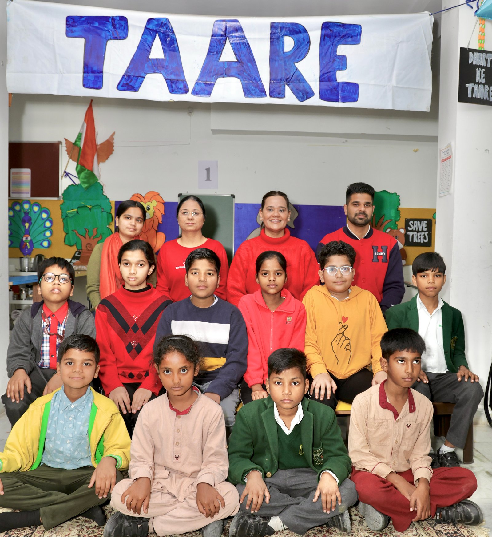 Simran’s class of 2025-26 -DHRUVA-4th 